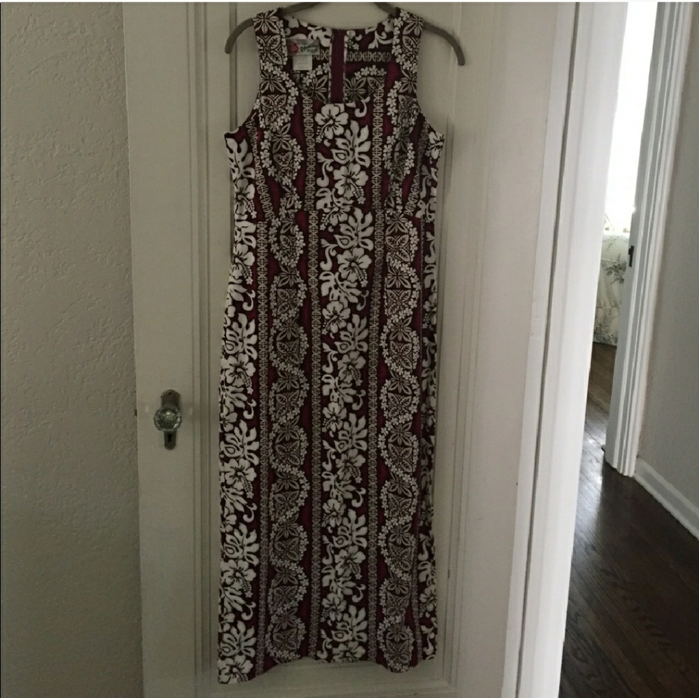 Hilo Hattie Hawaiian Maxi Dress